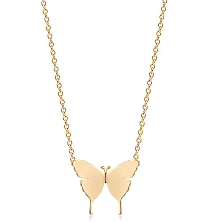 Geometric Butterfly Necklace