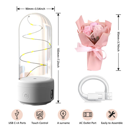 Rose Nightlight cum Bluetooth Speaker