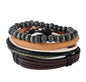 Vintage Leather Multilayer Bead Bracelet