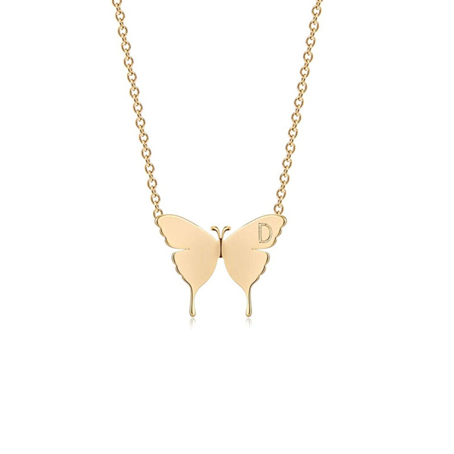 Geometric Butterfly Necklace