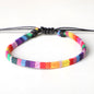 Hand Woven Rainbow Anklet