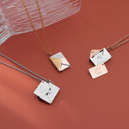 Envelope Love Letter Necklace