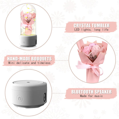 Rose Nightlight cum Bluetooth Speaker