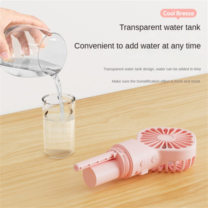 Hand Held Humidifying Fan