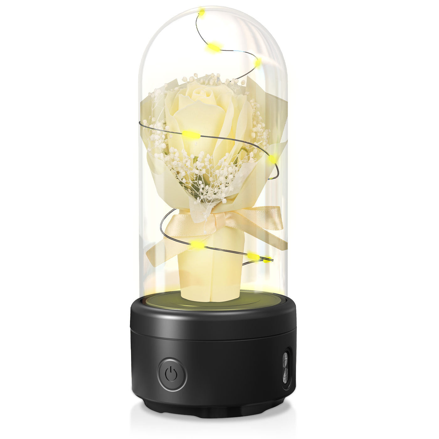 Rose Nightlight cum Bluetooth Speaker