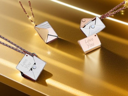 Envelope Love Letter Necklace